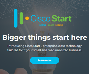 Cisco Start - Enterprise-class technology tailored to fit your small and medium-sized business.