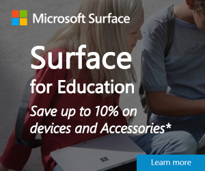 Surface in Education - Save up to 10%*