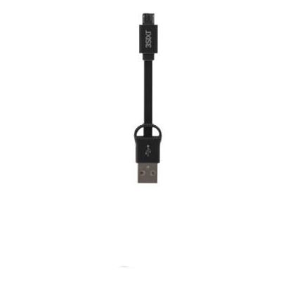 3SIXT Clip Sync and Charge Cable Micro USB - Black (3S-0278)