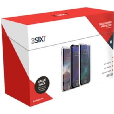 3SIXT Screen Protector iPhone X Glass - Bulk Pack of 50 (3S-0973)