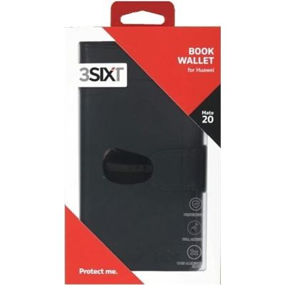 3SIXT Book Wallet - Huawei Mate 20 - Black (3S-1358)