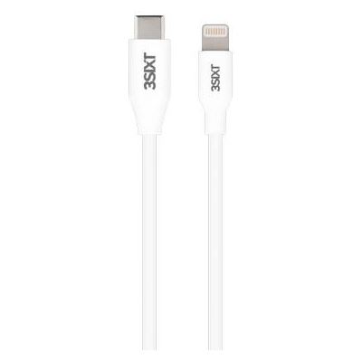 3SIXT Charge & Sync Cable USB-C to Lightning - 2m - White (3S-1379)