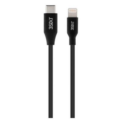 3SIXT Charge & Sync Cable USB-C to Lightning - 1m - Black (3S-1380)