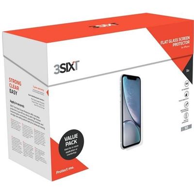 3SIXT Screen Protector Flat Glass - iPhone XR - Bulk 50 Pack (3S-1411)