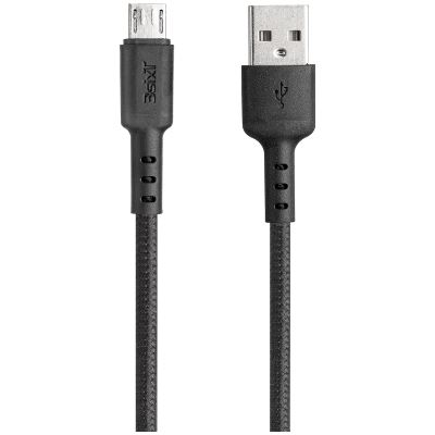 3SIXT Tough USB-A to Micro USB Cable 1.2m - Black (3S-1932)