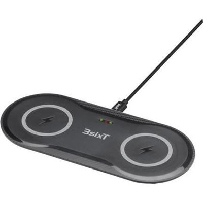 3SIXT Elfin Dual 10W+10W Wireless Charger with AC (3S-1991)