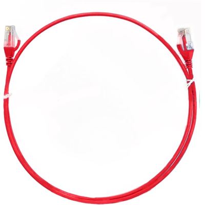 8 Ware 8ware CAT6 Ultra Thin Slim Cable 1m - Red (CAT6THINRD-1M)