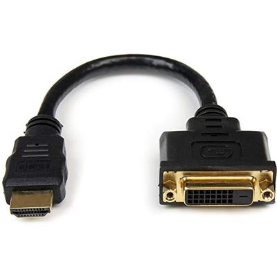 8 Ware Startech 8in HDMI to DVI-D Male to Female Video (HDDVIMF8IN)