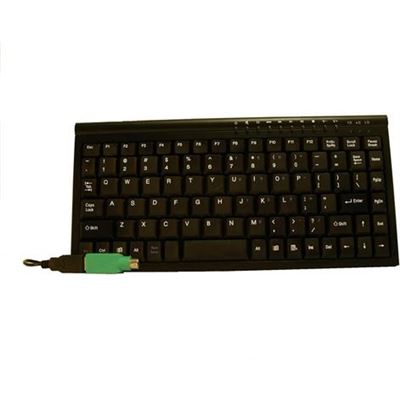 8 Ware 8Ware Mini Keyboard USB & PS2 Black 89 Keys (KB-MINIUP)