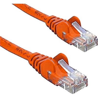 8 Ware Cat 6 UTP Ethernet Cable; Snagless - 0.5m (50cm) (PL6-0.5ORG)