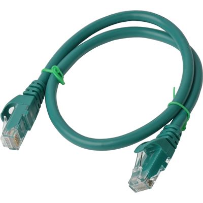 8 Ware Cat 6a UTP Ethernet Cable; SnaglessÃ¿ - 0.25m (PL6A-0.25GRN)