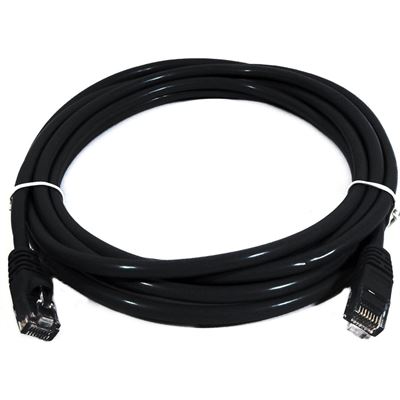 8 Ware Cat 6a UTP Ethernet Cable, Snagless? - 10m Black (PL6A-10BLK)