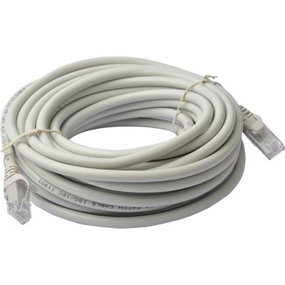 8 Ware Cat 6a UTP Ethernet Cable; SnaglessÃ¿ - 10m Grey (PL6A-10GRY)