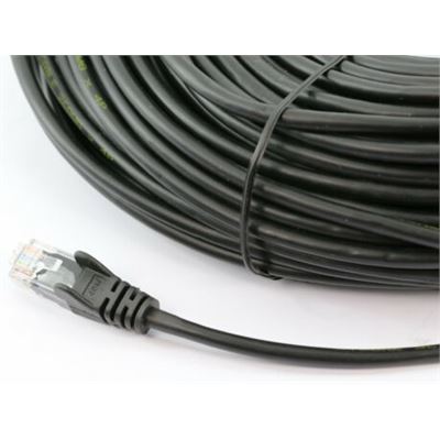 8 Ware Cat 6a UTP Ethernet Cable, Snagless? - Black 15M (PL6A-15BLK)