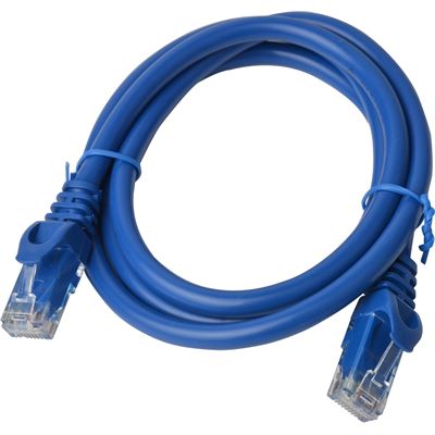 8 Ware Cat 6a UTP Ethernet Cable; SnaglessÃ¿ - 1m (100cm) (PL6A-1BLU)