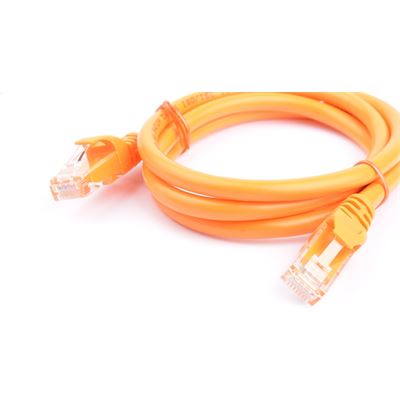8 Ware Cat 6a UTP Ethernet Cable; SnaglessÃ¿ - 1m (100cm) (PL6A-1ORG)