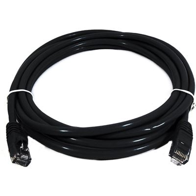 8 Ware Cat 6a UTP Ethernet Cable; SnaglessÃ¿ - 2m Black (PL6A-2BLK)