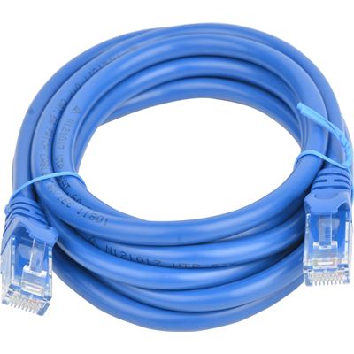 8 Ware Cat 6a UTP Ethernet Cable; SnaglessÃ¿ - 2m Blue (PL6A-2BLU)