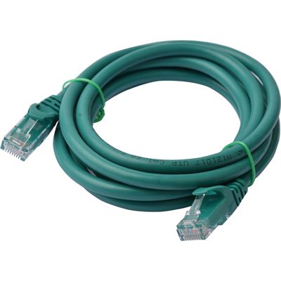 8 Ware Cat 6a UTP Ethernet Cable; SnaglessÃ¿ - 2m Green (PL6A-2GRN)