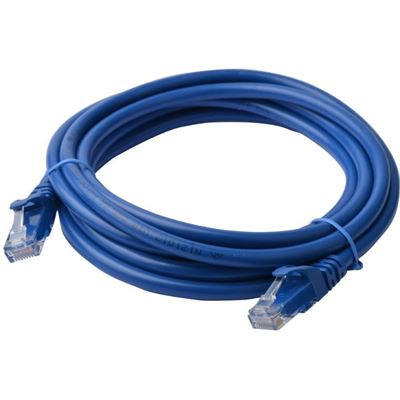 8 Ware Cat 6a UTP Ethernet Cable; SnaglessÃ¿ - 30m Blue (PL6A-30BLU)