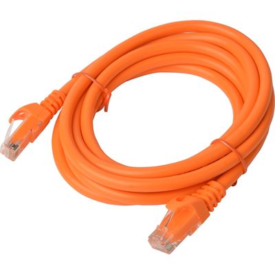 8 Ware Cat 6a UTP Ethernet Cable; SnaglessÃ¿ - 3m Orange (PL6A-3ORG)