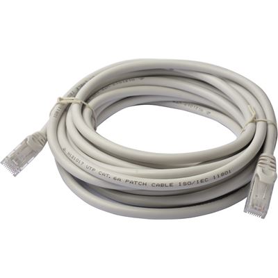 8 Ware Cat 6a UTP Ethernet Cable; SnaglessÃ¿ - 5m Grey (PL6A-5GRY)
