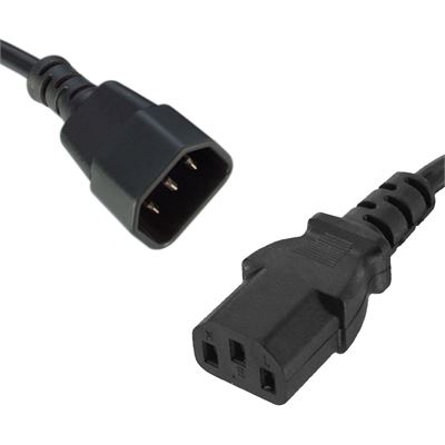 8 Ware Power Cable Extension IECM - IECF PC to Monitor 1.8m (RC-3080)