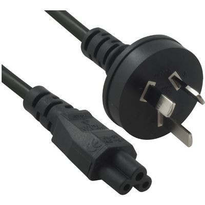 8 Ware Power Cable from 3-Pin AU Male to IEC C5 (RC-3084AU-010)