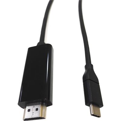 8 Ware 8Ware USB Type-C to HDMI Cable M/M Black - 2m (RC-3USBHDMI-2)