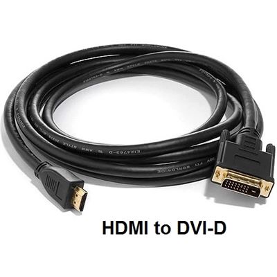 8 Ware High Speed HDMI to DVI-D Cable M/M Black - 3m (RC-HDMIDVI-3)