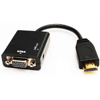 8 Ware 8ware HDMI to VGA Converter Cable - 2m Flat (RC-HDMIVGA-2)