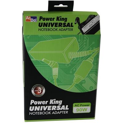 AcBel Power King Universal 90W Active PFC Retail Pack 9 (ADB002)