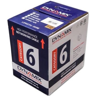 Acquire DYNAMIX 305M Cat6 Blue UTP SOLID Cable Roll (C-C6-SLDBLUE)
