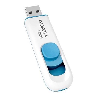 ADATA Dashdrive Classic C008 USB2.0 8GB White/Blue (AC008-8G-RWE)