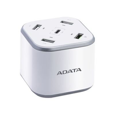 ADATA 5 Port USB Charging Station with Qualcomm (ACU0480QCPS-CAUWH)