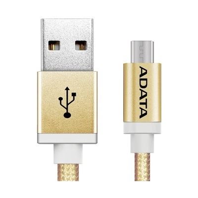 ADATA Micro USB Sync & Charge cable,100cm, Gold (AMUCAL-100CMK-CGD)
