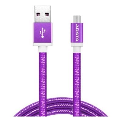 ADATA Micro USB Sync & Charge cable,100cm, Purple (AMUCAL-100CMK-CPU)