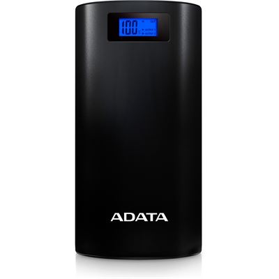 ADATA A-Data Power Bank P20000D LCD - 20,000mAh (AP20000D-DGT-5V-CBK)
