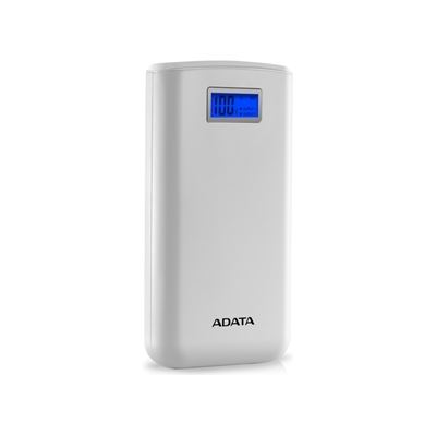 ADATA S20000D 20,000mAh Powerbank - White (AS20000D-DGT-CWH)