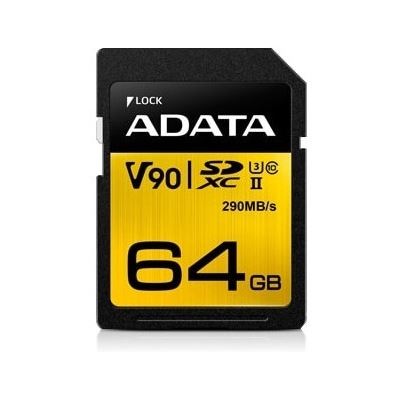ADATA Premier ONE UHS-II SDXC Card 64GB (ASDX64GUII3CL10-C)