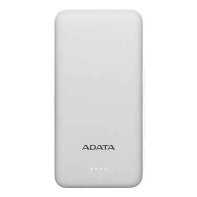 ADATA T10000 10000mAh Powerbank - White (AT10000-USBA-CWH)