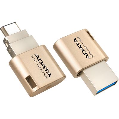 ADATA Universal UC350 Gold USB3.1 16GB Type A + Type (AUC350-16G-CGD)