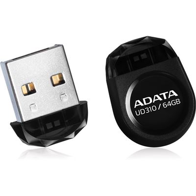 ADATA UD310 Dashdrive Durable USB 2.0 64GB Black (AUD310-64G-RBK)