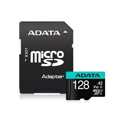 ADATA Premier Pro microSDHC UHS-I U3 A2 V30 (AUSDX128GUI3V30SA2-R)