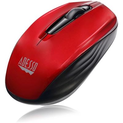 Adesso Wireless Mini Mouse Red (IMOUSE S50R)