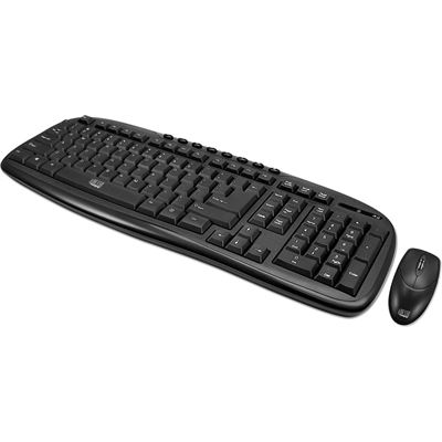 Adesso 2.4Ghz Wireless Desktop Keyboard&Mouse Combo (WKB-1330CB)