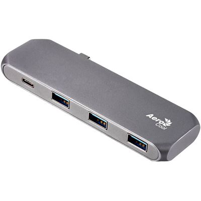 AeroCool Slimline USB Type-C Multifunction Hub with (ASA-HUB-ATHBU30)