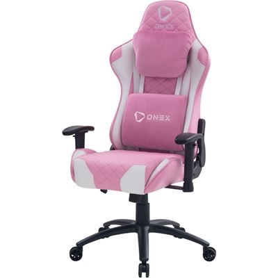 AeroCool ONEX-GX330-White Pink Gaming Chair (ONEX-GX330-PW)