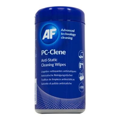 AF PC-Clene anti-bacterial PC wipes tub (APCC100)
