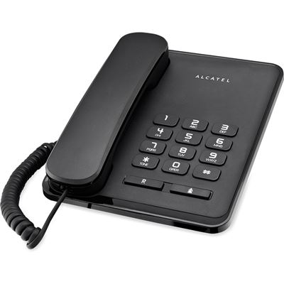 Alcatel-Lucent Alcatel T20 Corded Telephone - Black (T20 NZ BLK)